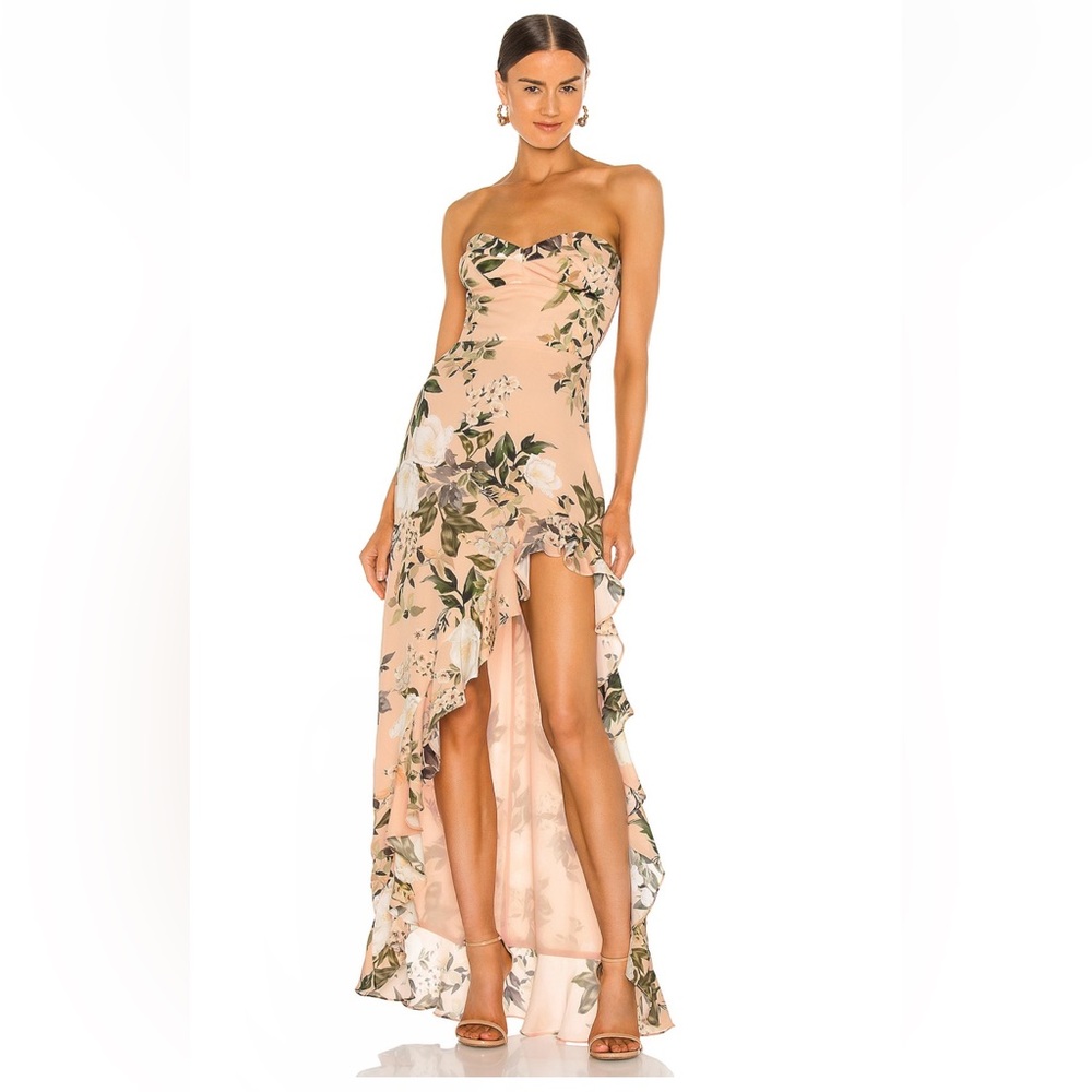 Amanda Uprichard X REVOLVE Eden Gown in Juniper Floral SMALL NWT $301